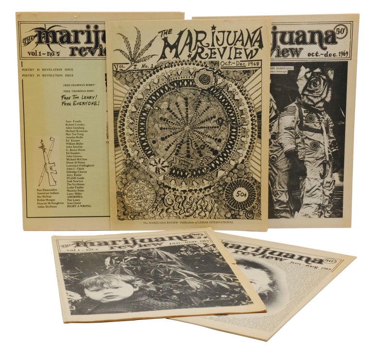 Item #140942300 The Marijuana Review: A Magazine to Coordinate Marijuana Information (Vol. 1 No. 1-Vol.1 No. 5). Michael Aldrich, Ed Sanders.