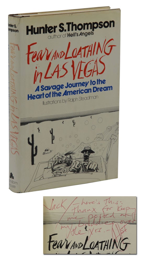 Item #140942349 Fear and Loathing in Las Vegas. Hunter S. Thompson, Ralph Steadman, Illustrations.