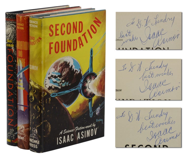 Item #140942383 The Foundation Trilogy: Foundation, Foundation and Empire [and] Second Foundation. Isaac Asimov.