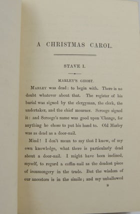 [The Christmas Books] A Christmas Carol; The Chimes; The Cricket on the Hearth; The Battle of Life [and] The Haunted Man