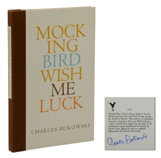 Item #140942393 Mockingbird Wish Me Luck. Charles Bukowski