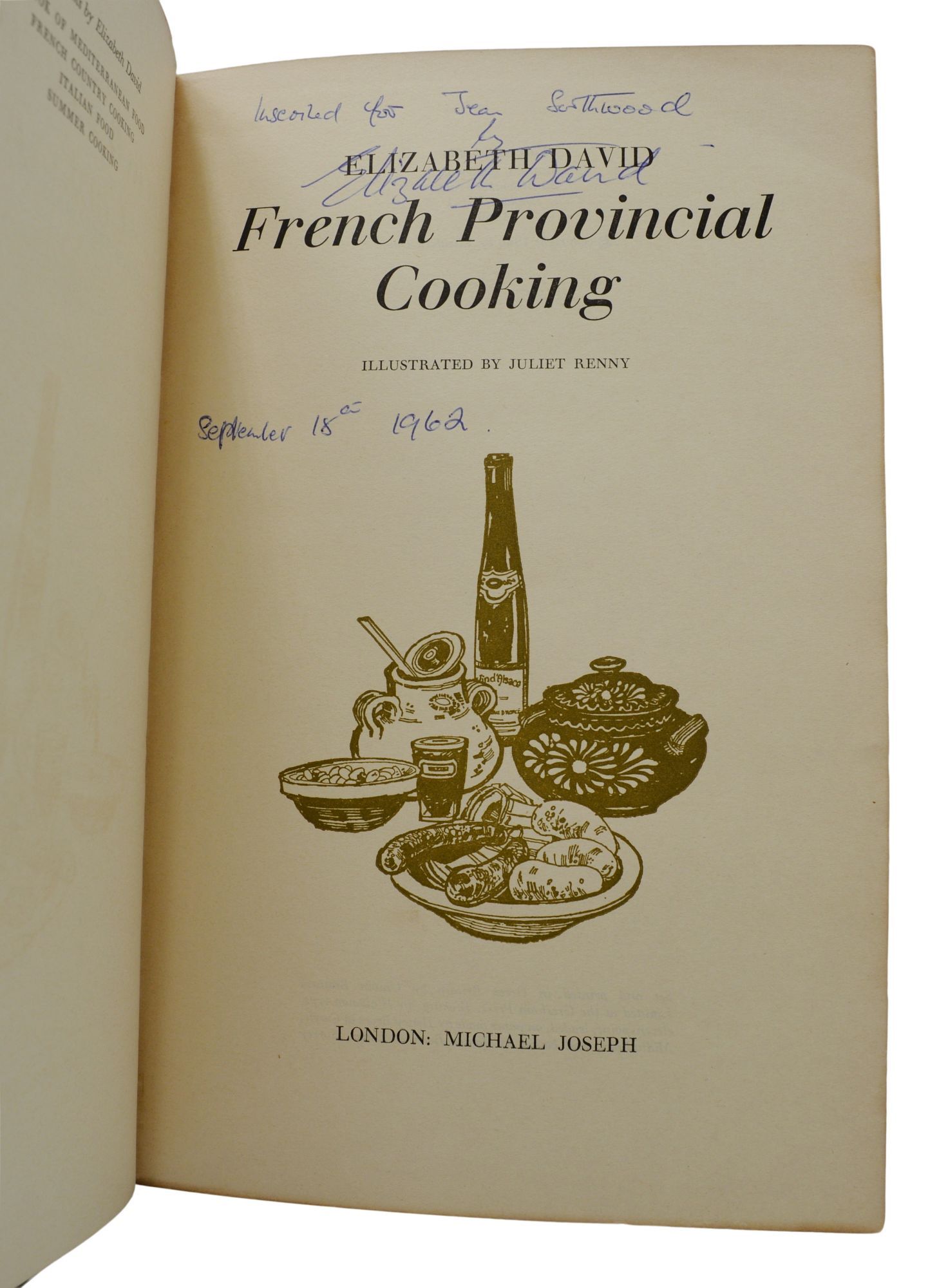 French Provincial Cooking | Elizabeth David | First Edition