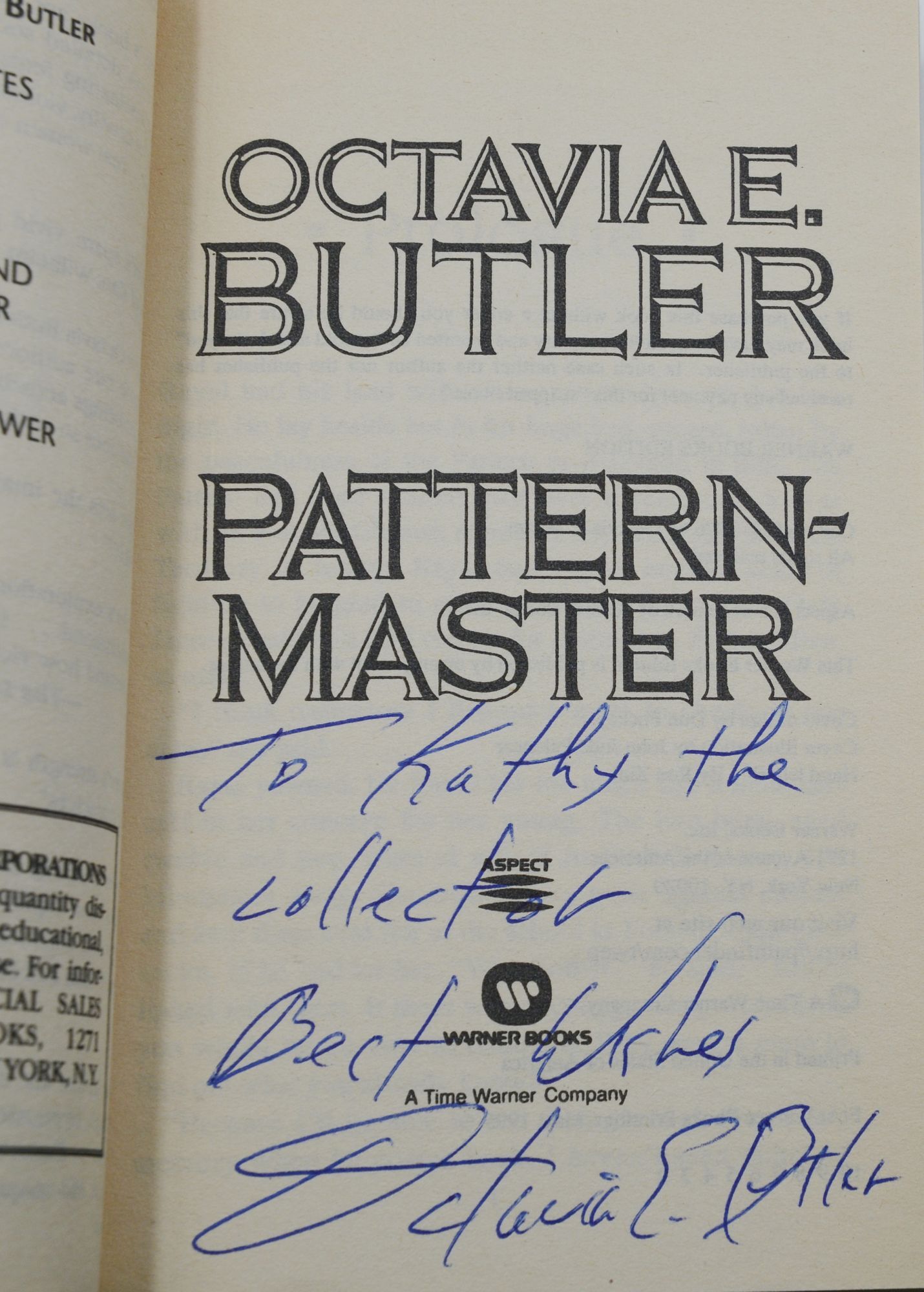 Patternmaster | Octavia Butler