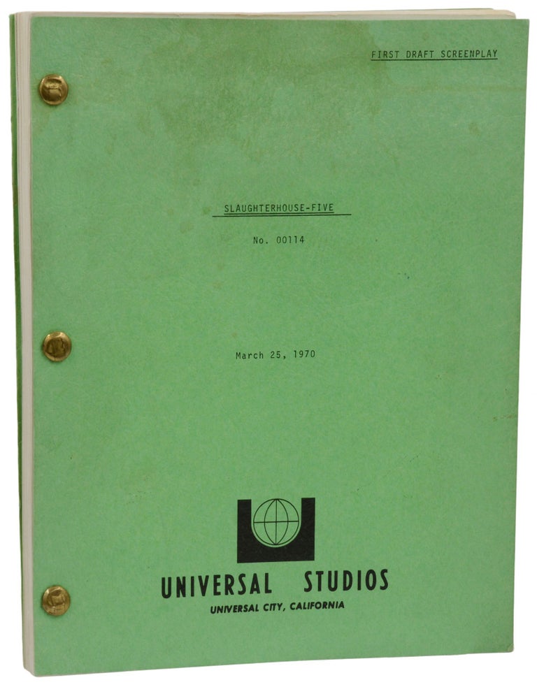 Item #140942490 Slaughterhouse-Five (First Draft Screenplay). Stephen Geller, Kurt Vonnegut, screenplay, novel.