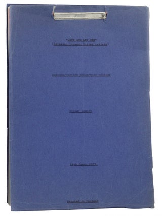 Item #140942493 Live and Let Die (Export Film Script). Ian Fleming