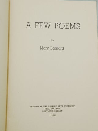 A Few Poems