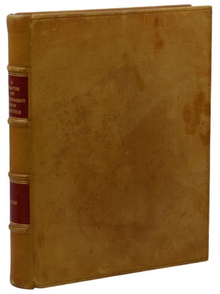 A Treatise on Government. Translated From the Greek of Aristotle