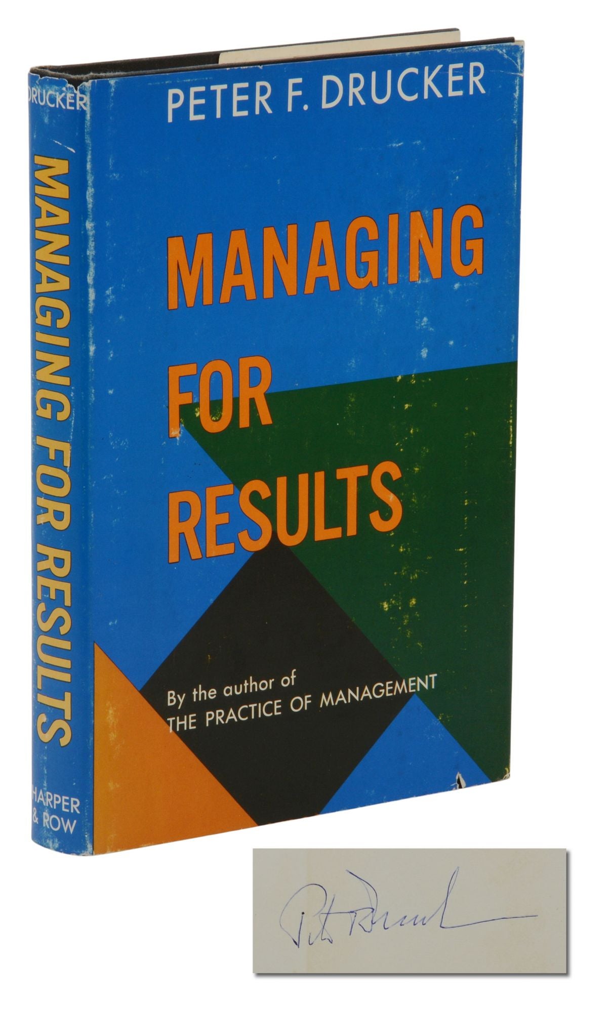 Managing for Results by Peter F. Drucker on Burnside Rare Books