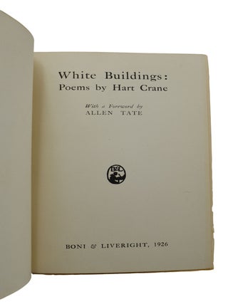 White Buildings: Poems By Hart Crane