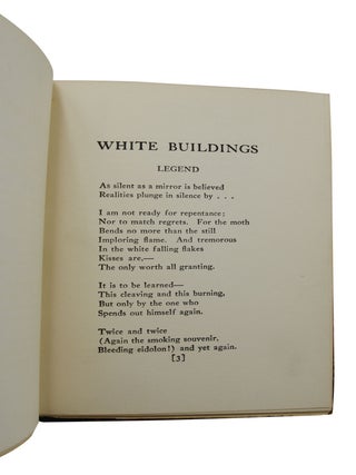 White Buildings: Poems By Hart Crane