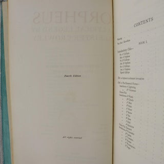 Orpheus (Volumes 1 & 2) [bound with] Tannhauser