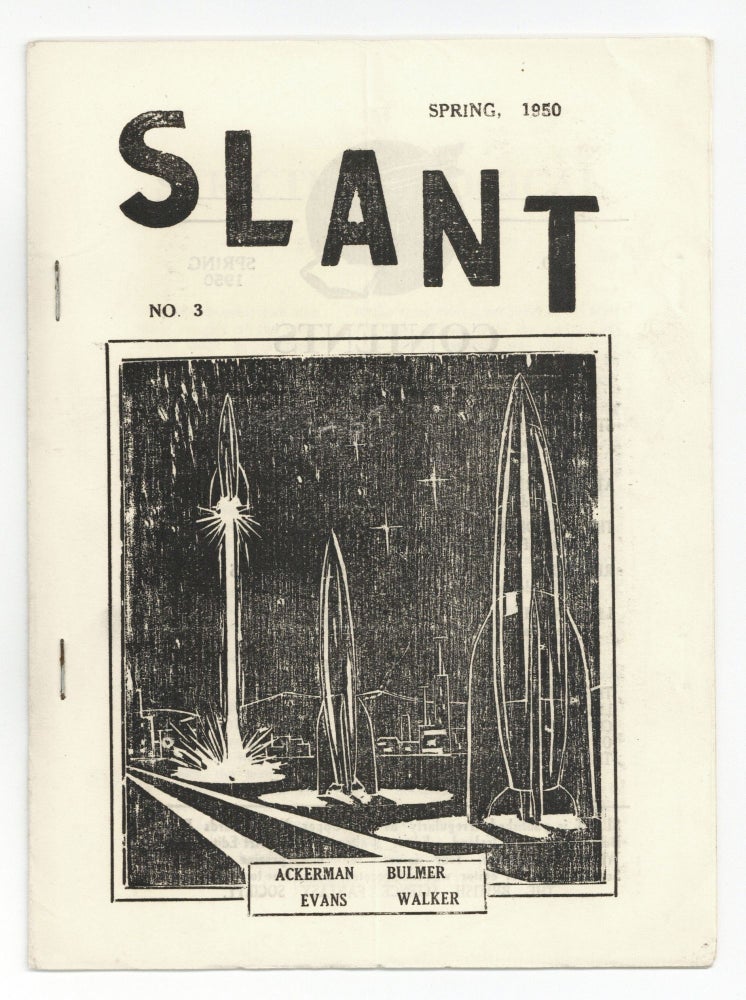 Item #140942775 Slant. No. 3, Spring 1950. Walter A. Willis, James White, Forrest J. Ackerman, Art, Contributor.