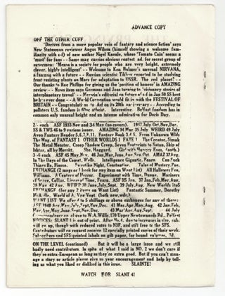 Slant. No. 3, Spring 1950