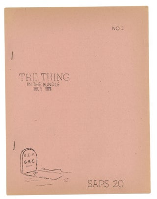 Item #140942783 The Thing in the Bundle. No 2, SAPS 20. Lawrence Ray Campbell, Les Del Ray,...