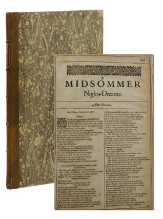 Item #140942819 A Midsommer Nights Dreame [A Midsummer Night's Dream]. William Shakespeare