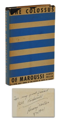 Item #140942827 The Colossus of Maroussi. Henry Miller