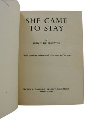 She Came to Stay