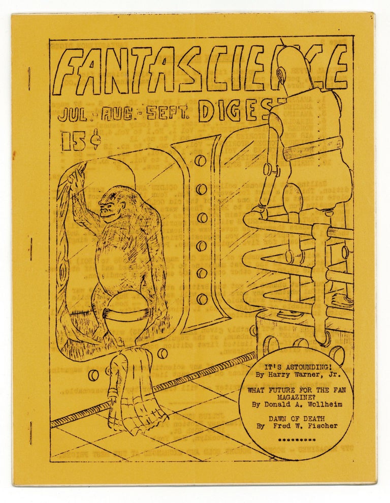 Item #140942869 Fantascience Digest. Volume 2, Number 5; July, August, September 1939. Robert A. Madle, Ray Bradbury, Sam Moskowitz, Donald Wollheim, Contributor.