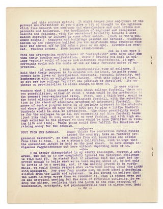 Fandango. #23, Fall, 1949.