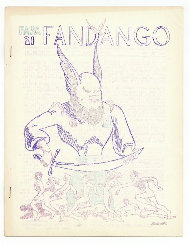 Item #140942882 Fandango. Volume VI, Number 1, Whole #21, Spring, 1949. Francis T. Laney.