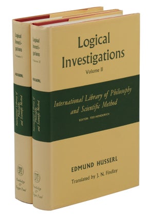 Item #140942916 Logical Investigations (International Library of Philosophy and Scientific...