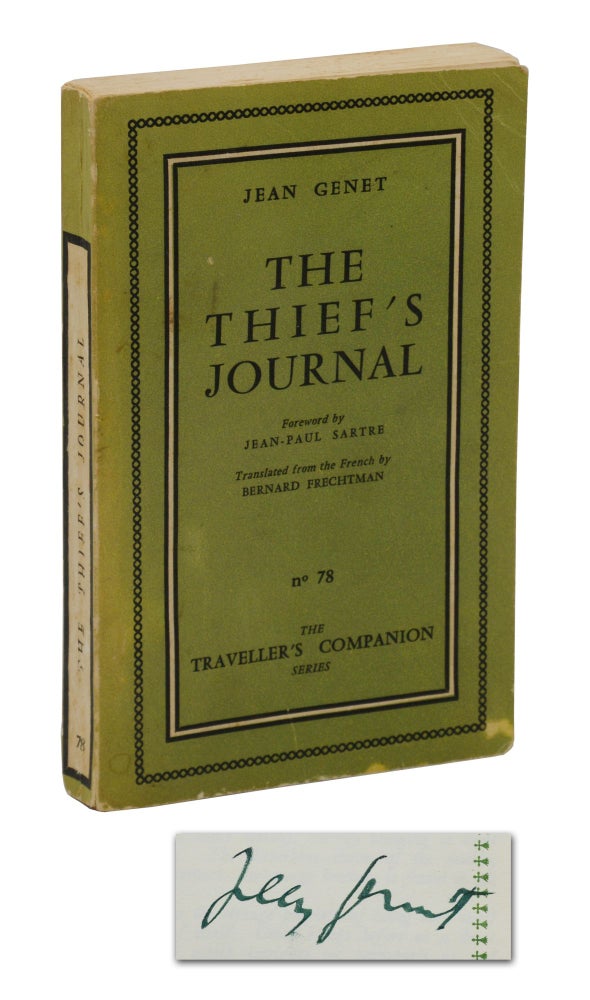 Item #140942991 The Thief's Journal. Jean Genet, Jean-Paul Sartre, Bernard Frechtman, Foreword.