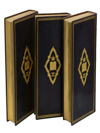 The Holy Bible (Three Volumes in Signed Zaehnsdorf Bindings)