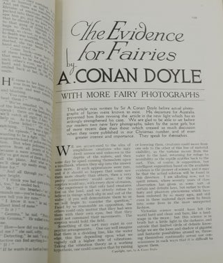 The Cottingley Fairies in three issues of The Strand Magazine: December 1920, March 1921, & February 1923