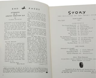 "Aftermath of a Lengthy Rejection Slip" in Story Magazine March-April 1944