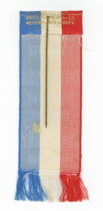 Ribbon for the unveiling of a monument to Frederick Douglass in Rochester, NY, June 9, 1899
