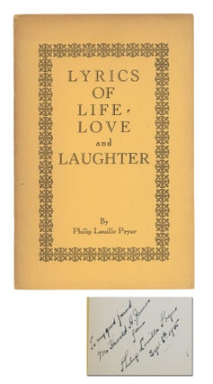 Item #140943083 Lyrics of Life, Love and Laughter. Philip Louille Pryor