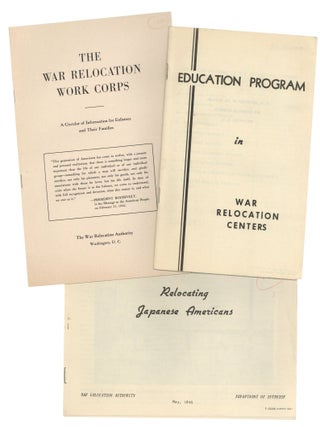 Large Archive of Documents on Japanese Internment from the War Relocation Authority