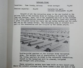 Large Archive of Documents on Japanese Internment from the War Relocation Authority
