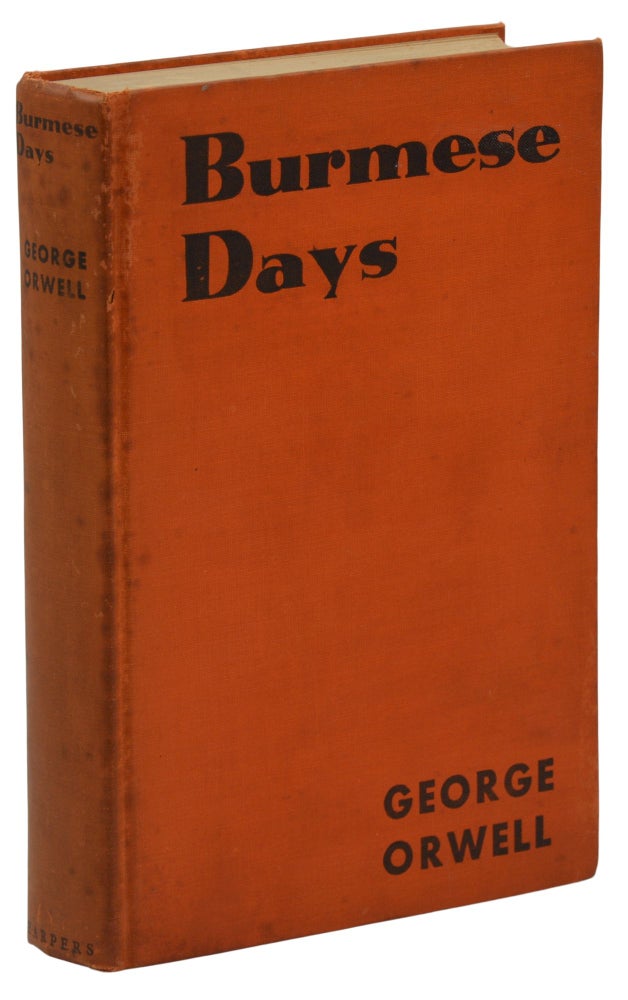 Item #140943128 Burmese Days. George Orwell.