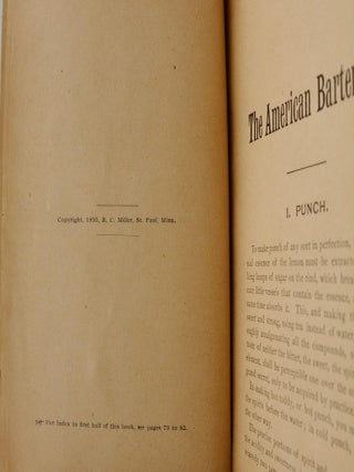 American Bar-Tender: A Treatise on the Manufacture and Service of Drink, and a Manual for the Manufacture of Cordials, Etc.