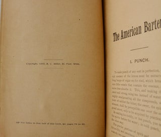 American Bar-Tender: A Treatise on the Manufacture and Service of Drink, and a Manual for the Manufacture of Cordials, Etc.