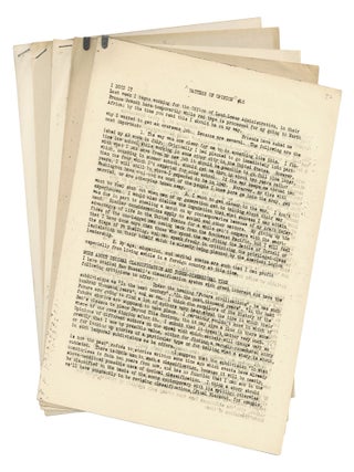 Item #140943184 Matters of Opinion. Numbers 16, 17, 18, 20, 21. Jack Speer