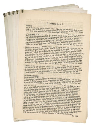 Item #140943221 Ramblings: Numbers 6, 7, 8, 9, 11 (Five Issues). Jack F. Speer