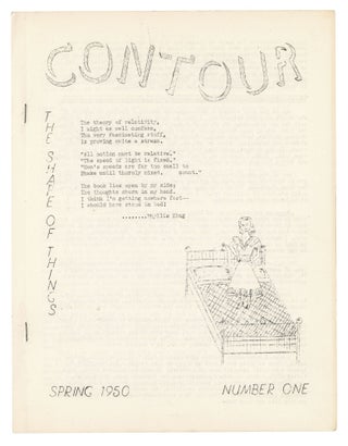 Item #140943239 Contour: The Shape of Things: Number 1. Spring, 1950. Bob Pavlat