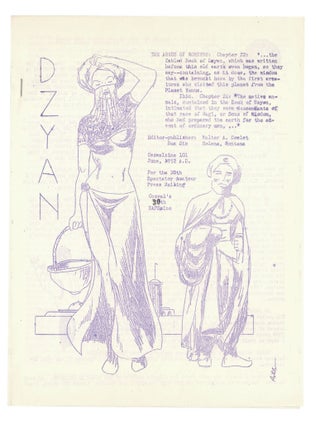 Item #140943260 Dzyan: June, 1952. Coswalzine #101. Coswal, Walter A. Coslet