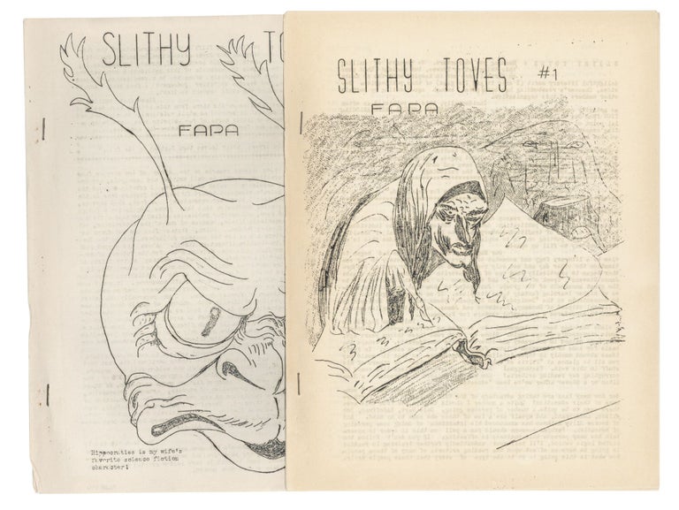 Item #140943305 Slithy Toves: Numbers 1 & 2 (all published). Gus Willmorth.