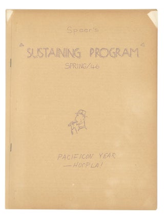 Item #140943327 Speer's Sustaining Program: Spring 1946. Jack Speer