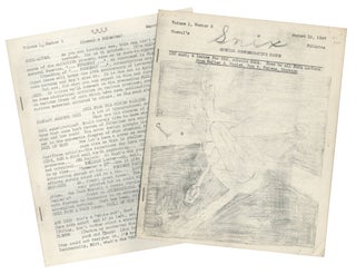 Item #140943346 Snix: Volume 1, Number 1 and Volume 1, Number 2. Coswal, Walter A. Coslet