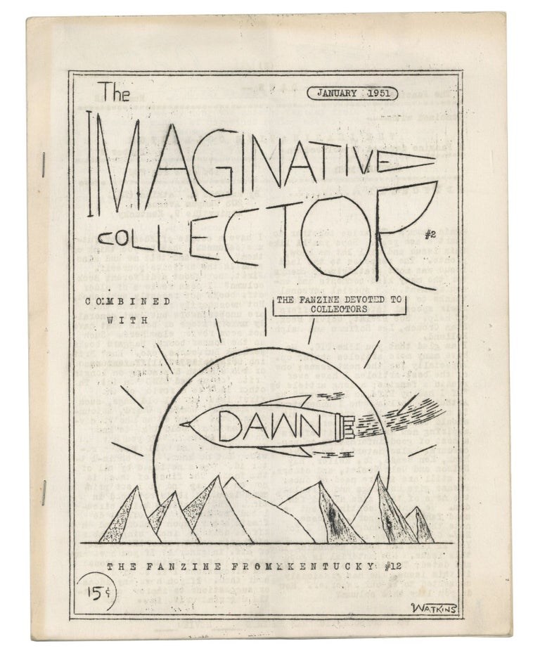 Item #140943385 The Imaginative Collector #2 Combined with Dawn #12. January 1951. Russell K. Watkins.