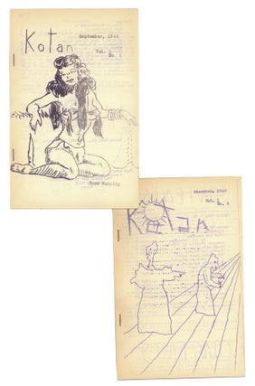 Item #140943406 Kotan. Two issues: Volume 1, Number 1. September 1948 (and) Volume 1, Number 2....