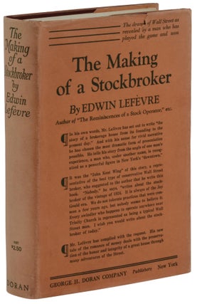 Item #140943444 The Making of a Stockbroker. Edwin Lefevre