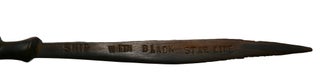 Black Star Line ebony wood letter opener