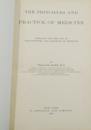 The Principles and Practice of Medicine: Designed for the Use of Practitioners and Students of Medicine