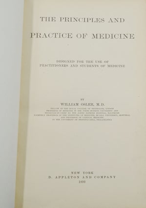 The Principles and Practice of Medicine: Designed for the Use of Practitioners and Students of Medicine