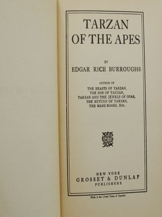 Tarzan of the Apes